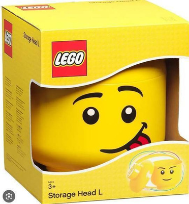 LEGO STORAGE HEAD LARGE TOUNGE OUT -  - HEAD HUNTER STORE.