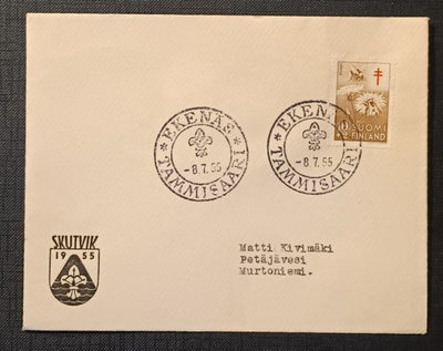 1955 Skutvik Tammisaari partioleiri