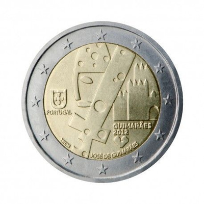 Portugali 2 euro 2012 juhlaraha Guimaraes, UNC