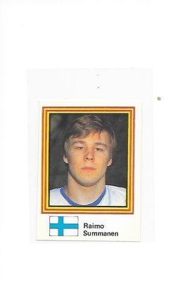 1983 VM Hockey #37 Raimo Summanen Suomi Ilves K-Reipas