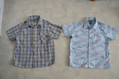 Benetton ja H&M lyhythihaiset juhlapaidat 100/104cm