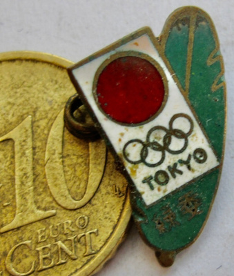 VANHA Merkki Olympia 1964 Tokyo Japani Tokio Olympic Pin