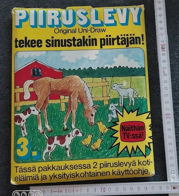 Piiruslevy 3. KOTIELÄIMET + ohje + pakkaus