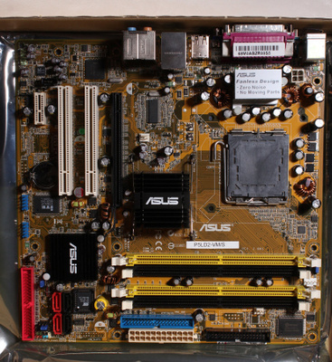 LGA775-emolevy Asus P5LD2-VM, Asuksen tehdaskunnostama