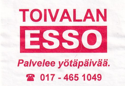 Toivala, Toivalan  ESSO   8/8