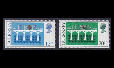 Guernsey 286-7 ** Europa (1984)