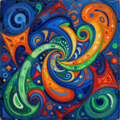 Uusi abstrakti alumiinitaulu 20 cm x 20 cm