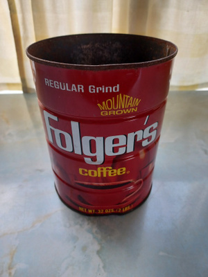 Folgers Coffee Purkki