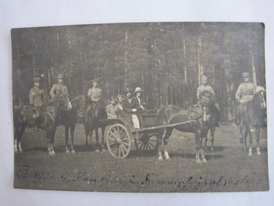 VANHA Valokuva Sotilaat Upseerit ym Perkjärvi 1922