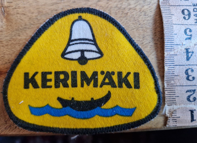 Kerimäki vintage kangasmerkki