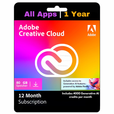 Adobe Creative Cloud | Lunastuskoodi heti sähköpostitse