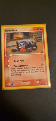 Houndour #59 Pokemon Ex Team Rocket Returns card