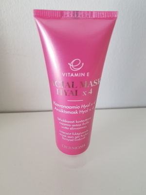 Dermosil Vitamin E  voidemainen Kasvonaamio Hyal x 4