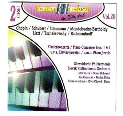 cd, VA: Piano Concertos Nos 1 & 2, A.M.O. Piano Jewels, 2CD