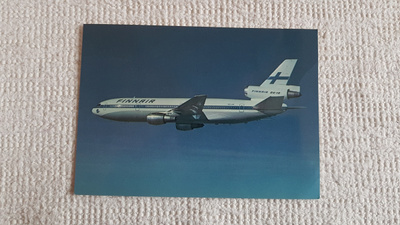Finnair DC 10 postikortti*
