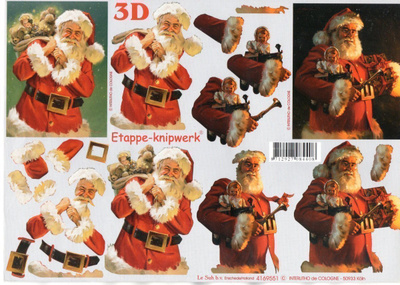 3D °°JOULUPUKKI & LAHJAT°° /Etappe-Knipwerk