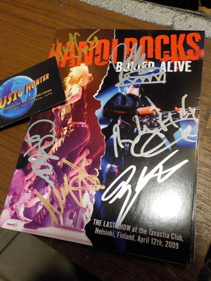 HANOI ROCKS - BURIED ALIVE DVD KUUDELLA NIMMARILLA