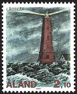 Åland 1992 ÅV 1 Majakoita Lågskär 2,10 mk ** LaPe 059
