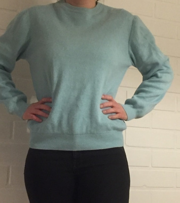 Atlant finest cotton vaaleansininen neule S