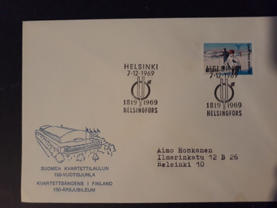 1969  Hki - Kvartettilaulu 150 v.