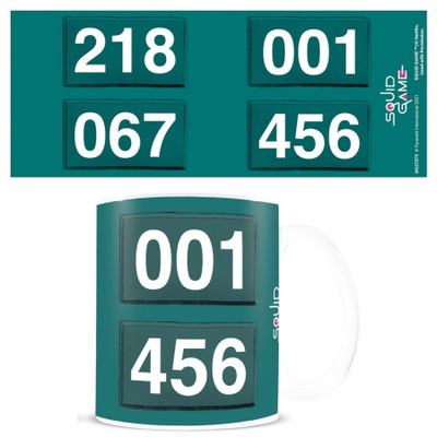 SQUID GAME NUMBERS MUG	(75 410)	315ml