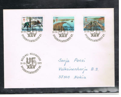 1971  Hki - Upseerifilatelistit  TUB sarjalla