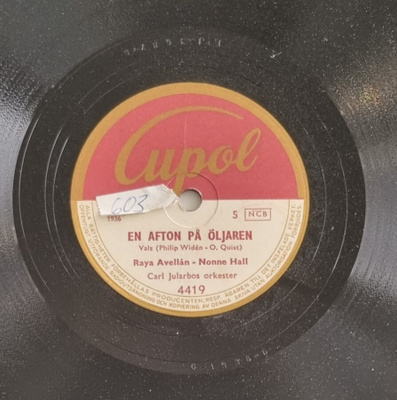 Savikiekko 1951 - Raya Avellan / Nonne Hall - Cupol 4419