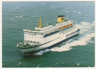 Laivakortti  m.s. Koningin Beatrix