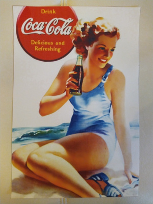 SILKKIKANGASKUVA COCA COLA 20X30CM *UUSI!*