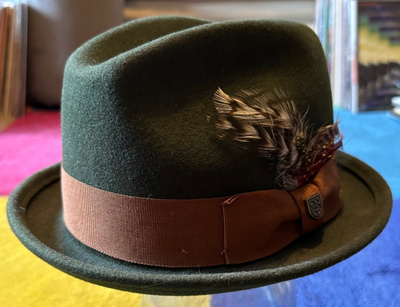 Brixton Gain Fedora - vihreä