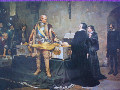 Albert Edelfelt "Kaarle-herttua herjaa Flemingin ruumista"