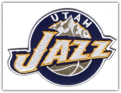 NBA - Utah Jazz -kangasmerkki / hihamerkki