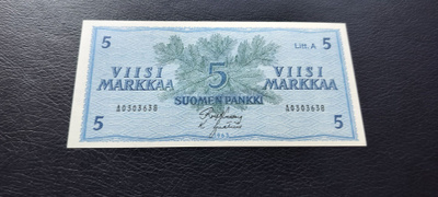 5 mk 1963 Litt.A, KUL-Ign(v), A-sarjaa, KL 9-10
