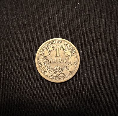 Saksa 1Mark 1874 Hopeaa