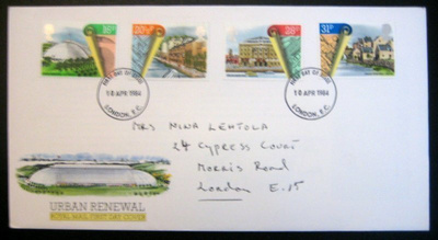 FDC-England 10.4.1984 URBAN RENEWAL (32)