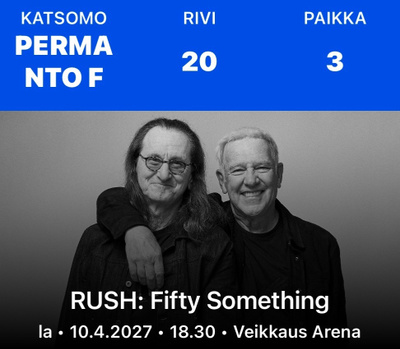 RUSH 4 lippua F-permannolle