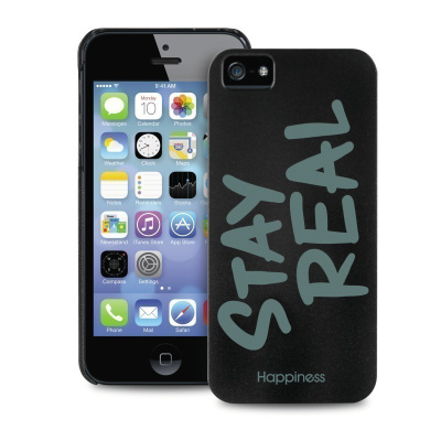 Apple iPhone 5 / 5S / SE Happiness suojakuori STAY REAL