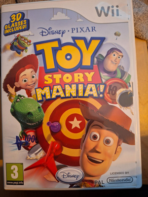 WII Toy Story Mania! + kotelo + ohjeet