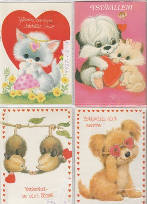 Postikorttierä, Sarja 5467/1+2+3+4, Erikoisleimat