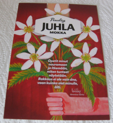 Juhla-Mokka postikortti, kulkematon