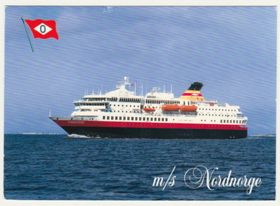 Laivakortti m/s Nordnorge