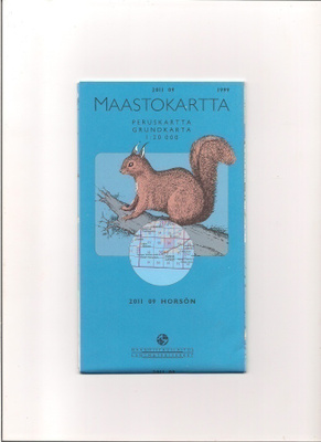 Maastokartta 1:20 000 Horsön