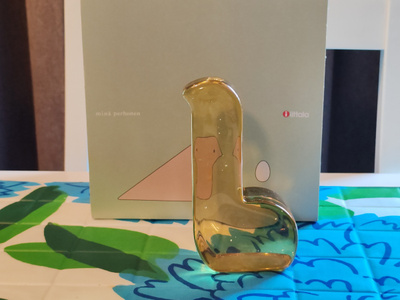 Iittala lasilintu minä perhonen, signeerattu, Akira Minagawa