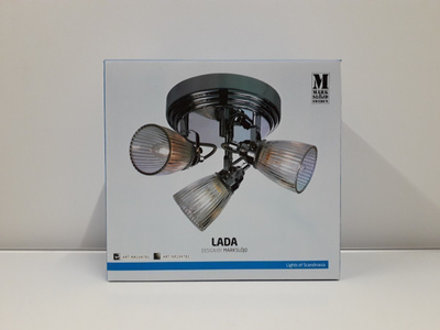 Kattovalaisin Lada 3lmp (chrome, MarkSlöjd, uusi)