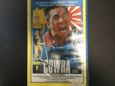 PAKO COWRASTA (1990) VHS 2 KPL.    (VHS-kasetit 1-2)