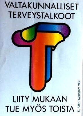 Terveystalkoot tarra 1986