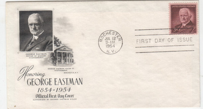 USA FDC 1954 Eastman