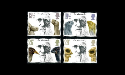 Iso-Britannia 906-9 ** Charles Darwin (1982)