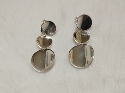 Design Sparkle Hopea korvakorut 925