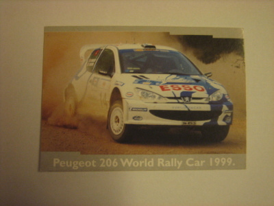 Peugeot rallikortti 3: Peugeot 206 WRC 1999